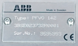 PFVO 142 3BSE223732R0001 PFVO 142 3BSE223732R0001